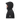 Black Mammut hooded jacket side profile with adjustable hood and headlamp