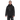 Black Mammut hooded jacket and pants set front view with mammoth logo