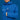 Blue Mammut ski jacket chest pocket and zipper detail