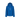 Front view of blue Mammut ski jacket with zippered pockets