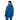 Men's blue Mammut Stoney HS Thermo ski jacket and pants set back view with sleeve logo