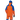 Back view of blue orange Mammount ski jacket showing upper back logo and pants design