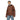 Men's brown Mammut Haldigrat GTX HS Thermo hooded ski jacket full body fit