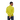 Back view of men's bright yellow Mammut Taiss ML half-zip pullover showing seam detail