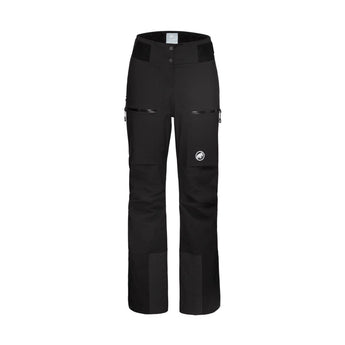 Mammut Stoney HS Thermo Pants W black high-rise waist buttons detail
