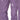 Purple Mammut ski pants knee area detail showing articulated stitching and embroidered mammoth logo