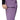 Purple ski pants upper thigh detail showing horizontal zippered pocket and outer seam vent