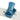 Burton Cartel Evergreen Shatter blue snowboard binding with black label and matte finish