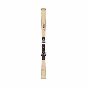 Top view beige Van Deer H-Power 68 alpine ski with deer logo
