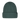 Barts Kinabalu Beanie dark teal ribbed knit beanie with black brand label