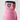 Pink Hestra Fall Line Mitt with leather strap and mountain logo patch