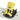 Yellow Burton Cartel X Step On binding mounted on white snowboard with textured footbed grip