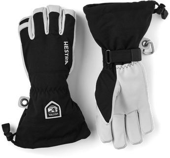 Army Leather Heli Ski Hestra Handschuhe, Farbe Schwarz