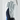 Hestra Army Heli Ski back view showing white leather hand and dark navy palm panel