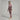 Woman modeling pink maroon zip neck midlayer and leggings set