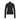 Back view of Sportalm Funchal Rolli W women's black fitted midlayer with vertical brand text