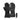 Reusch Isidro GTX black ski gloves with Gore-Tex waterproofing and textured grip