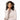 Woman posing with brown leopard print Barts earmuffs and pink knit sweater