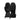 Reusch Sonja R-TEX XT black waterproof mittens with quilted back and elastic cuff