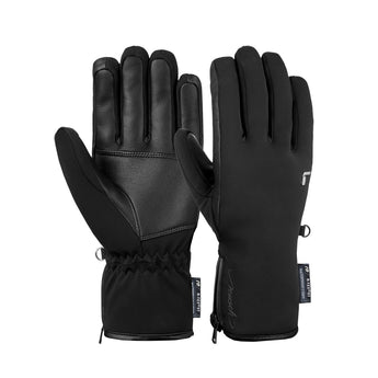Black Reusch R-TEX XT waterproof breathable ski gloves pair