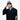 Man wearing navy Barts Hintertux Beanie with white geometric pattern