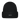 Barts Ardelve black heathered ribbed knit beanie with cuff logo