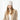 Woman wearing beige Barts Ardelve ribbed knit beanie with shearling coat