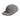Gray heathered wool five-panel cap with flat brim and eyelets