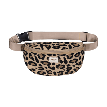 Beige leopard print Barts Sieglinde waist bag front view