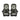 Pair of olive green Union Force snowboard bindings with white U logos