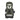 Front view of olive green Union Force snowboard binding with white U logo