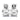 Pair of DeeLuxe Ultra Arthur Longo white snowboard bindings showing animal silhouette graphics