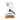 DeeLuxe Atlas Step On snowboard binding white with orange accents and black highback