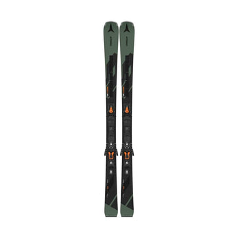 Atomic Redster Q7.8 allmountain skis dark green black orange bindings