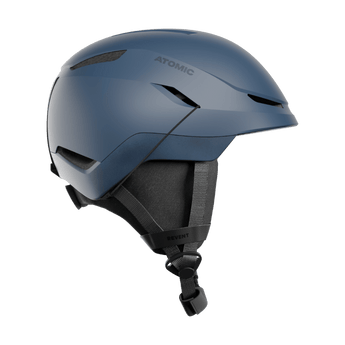 ATOMIC Revent Jr children's ski helmet matte blue-gray with black vents and adjustable chin strap