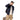 Man wearing navy Arcteryx Kyanite fleece jacket adjusting backpack