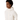 Side profile of cream Arcteryx hooded jacket with embroidered bird logo and high collar