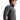 Close-up of shoulder flatlock stitching on grey Arcteryx Rho LT shirt