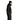 Full body black Arc'teryx Alpha SV ski outfit side view
