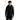 Full body outfit featuring black Arcteryx fleece hoodie and matching pants