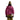 Magenta Arcteryx Clarkia AR Hoody W worn with olive pants and branded drawstring pouch