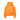 Goldbergh Volare W orange puffer ski jacket front detail with high collar and zippered chest pockets