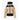 Goldbergh Bea Jkt W beige black puffer jacket with fixed hood and ribbed hem