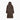 Brown Goldbergh Sion long quilted down jacket flat lay back view with tag