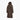 Brown Goldbergh Sion long down jacket three-quarter rear view with vertical pocket