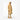 Tan Goldbergh Sion long puffer jacket side fit with black zipper and pockets