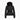 Black Goldbergh Hida women's ski jacket with faux fur hood and leather trim