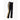 Goldbergh branded black ski pants side view with gold logo stripe