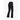 Side-back view of black Goldbergh women's ski pants featuring branded side stripe and vents