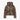 Goldbergh Pantera W tan brown black leopard print puffer jacket front view